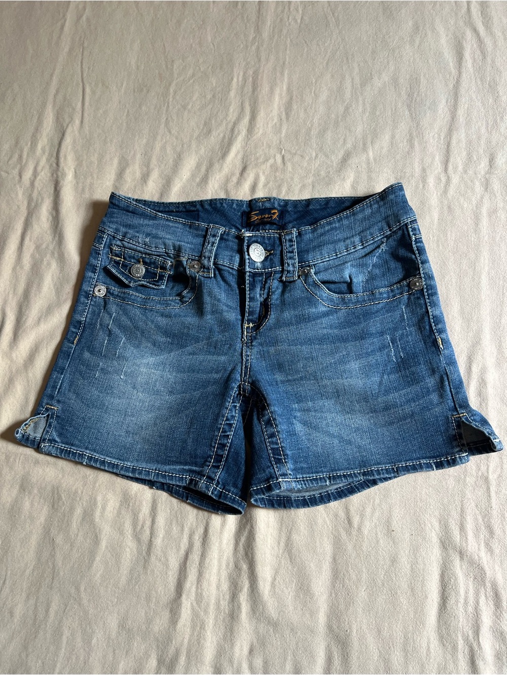 Blue Denim Women's Shorts
